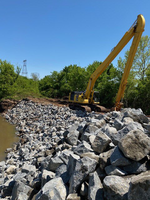 A special thanks to Mobley Construction for their effort to help The Port repair the River Bank that was damaged during the 2019 flood.