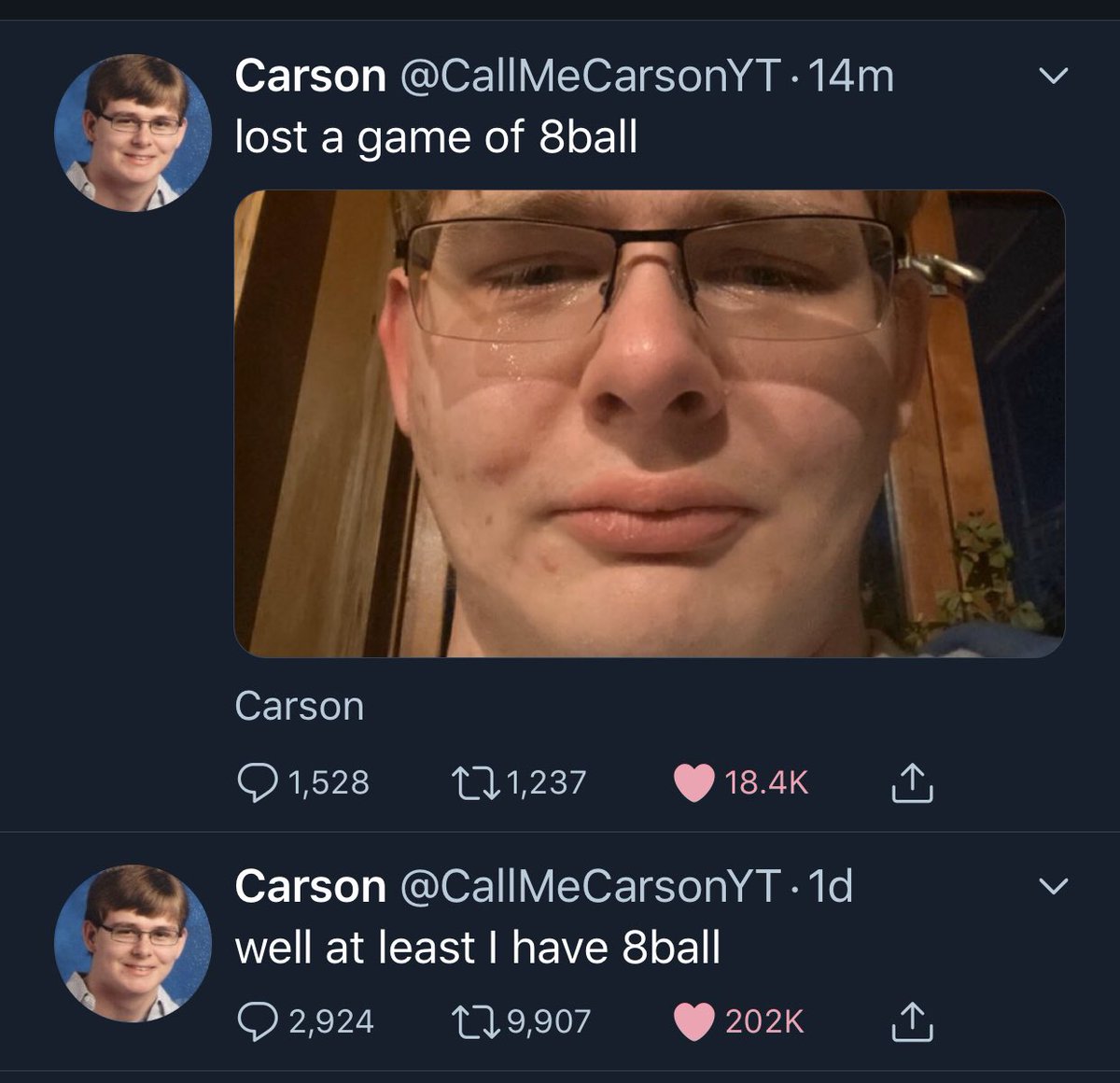Callmecarson twitter followers Callmecarson twitter followers