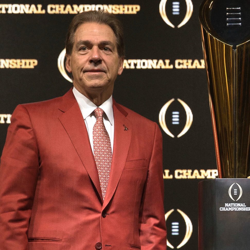 Nick Saban as different colored sunsets a thread: