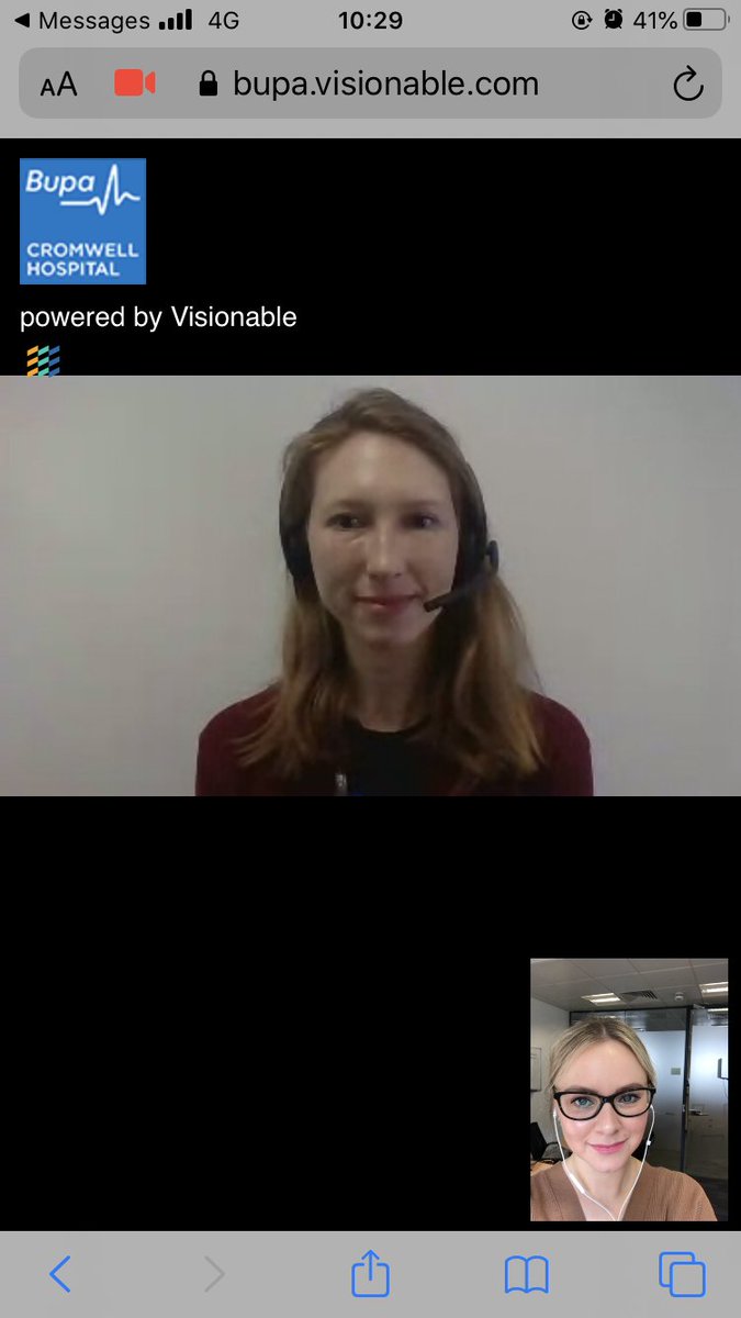 To keep our patients and people safe and continue to provide much needed care to those who can stay at home, we've partnered with <a href="/VisionableG/">Visionable</a> and now offer virtual consultations. #virtualconsultation #Telemedicine