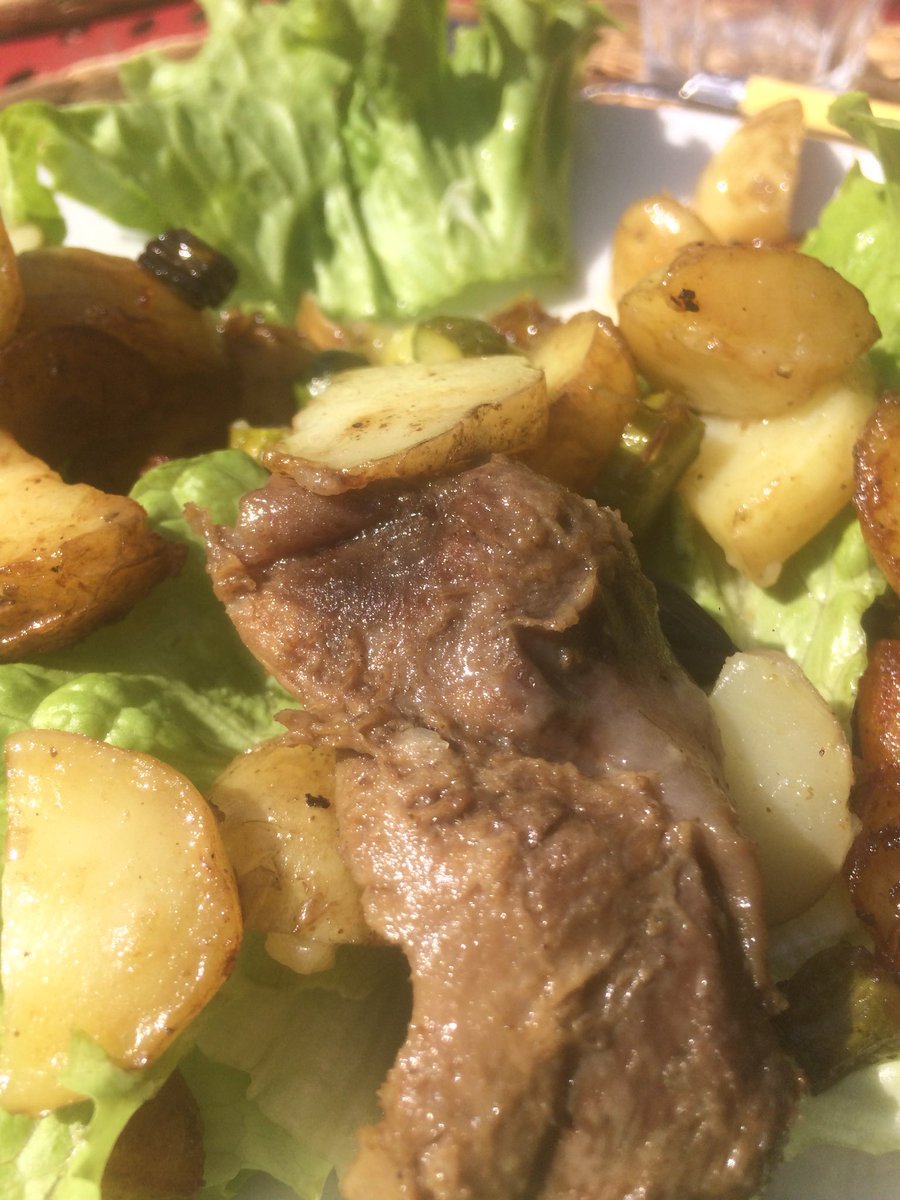 DelionBruno1's tweet photo. J’attends ce plat (et la photo) depuis 30 jours. Juste pour le bon mot. Allez je me lance  : « Enfin du confit pendant le confinement ». Voilà, c’est tout. Désolé. #ConfinementJour31 #restezalamaison #cacommenceaetrelong #jenaimarre #jepensaisquecetaitunebonneblague #ausecours https://t.co/wPTHZ9Pz6S