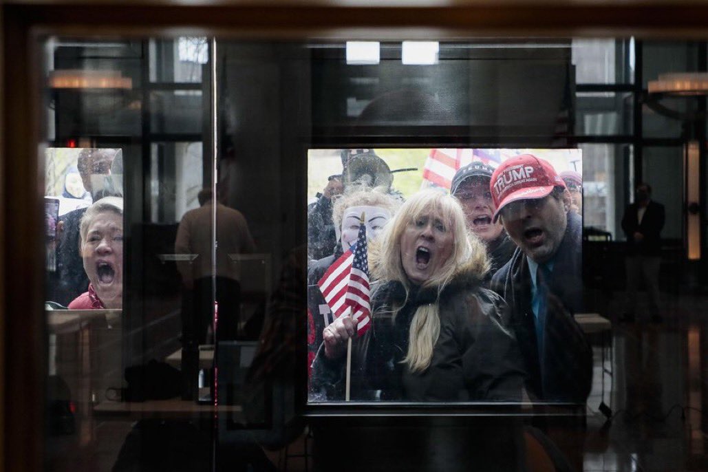 SirBrianWest's tweet photo. We’re officially at this point in the horror film. #America 🧟‍♂️ https://t.co/9WxaogPEWi