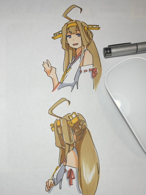 提督との三密を避ける金剛さん 