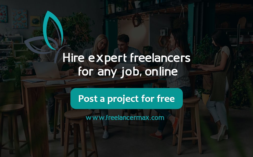 mobilk's tweet photo. Start Your Project 
More of small businesses use #FreelancerMax to turn their ideas into reality.

(Low-wage jobs) 

https://t.co/8xeG5lzm49 https://t.co/aeayOEbPom