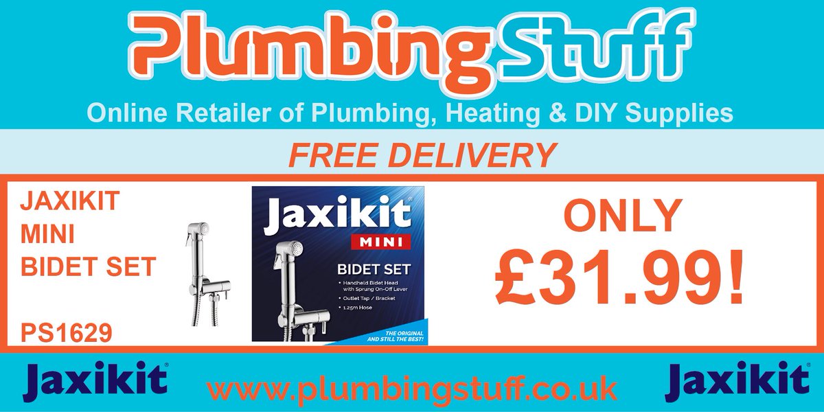 PlumbingStuffUK's tweet photo. Nothing beats toilet paper like a Jaxikit. £31.99 with free delivery! #toilerpaperwoes #solutions #bidet #plumbing #plumbers https://t.co/z6q8DE0Ybs