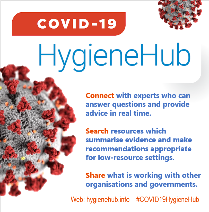 LSHTM's tweet photo. Good hygiene is more important than ever amid the #COVID19 pandemic.

That's why we've launched the #COVID19HygieneHub, an online platform where you can receive real-time guidance  &amp; share best evidence on #WASH interventions to combat #coronavirus.

💻 https://t.co/27lpaAGqkh https://t.co/43ODlaJ5qp
