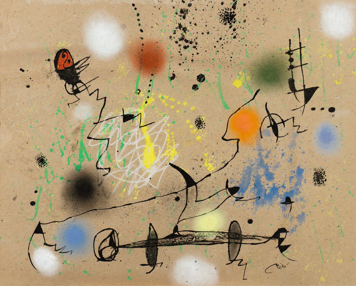O Xrhsths Sotheby S Sto Twitter Born Onthisday In 1893 Joan Miro Was Deemed By Andre Breton Author Of The Surrealist Manifesto Probably The Most Surrealistic Of Us All Yet Throughout His Oeuvre