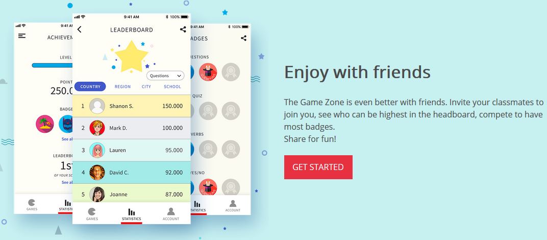 Last week we had almost 40,000 students playing on the #GameZone in France - that is the highest number in Europe. Congrats!! You are really owning the fact that you have to stay at home and your English gets better and better. Chapeau!
#TheBigChallenge #EnjoyEnglish #Languages