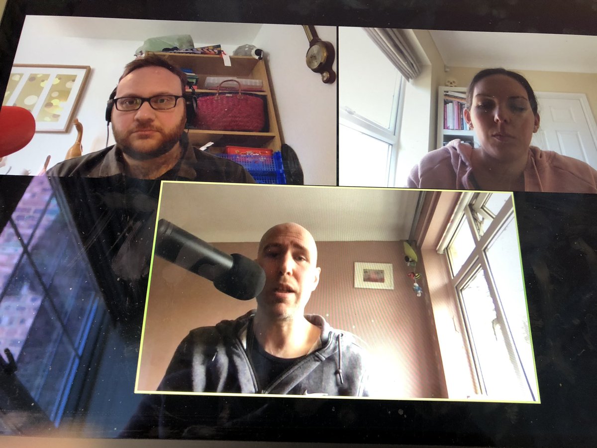 gabs_finn's tweet photo. Friends reunited @AnatEducPodcast @ScottBorder1 sharing pearls of wisdom or talking rubbish...you decide #meded #anatomy Clearly we were enjoying ourselves 😊 https://t.co/i5awmam5WR