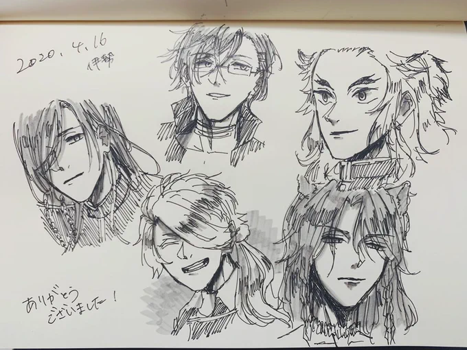 お昼休みに描いたリクエストです～～～
ありがとうございました! 