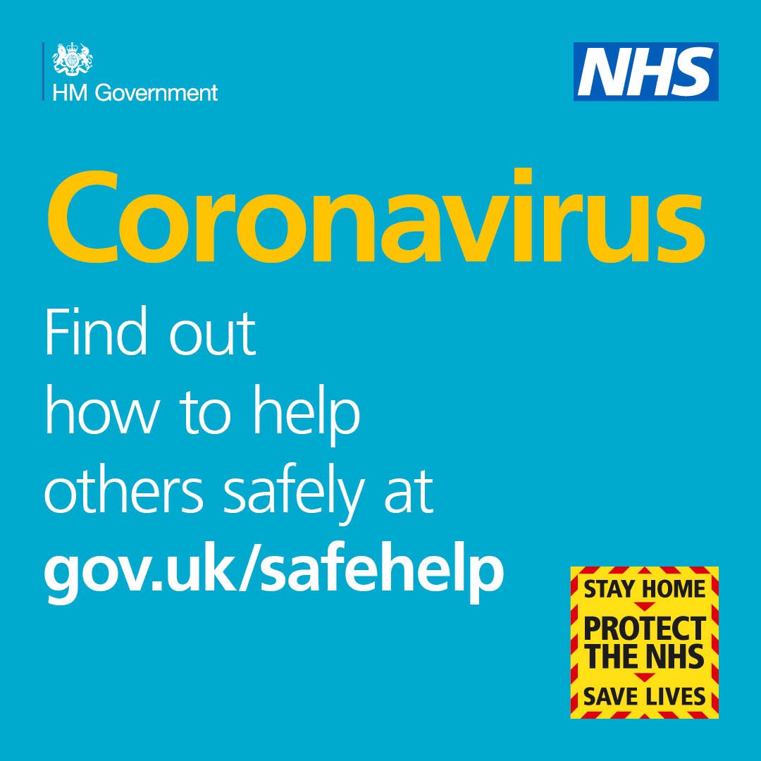 The guidance at gov.uk/safehelp outlines how you can help and importantly, how to do this safely.
