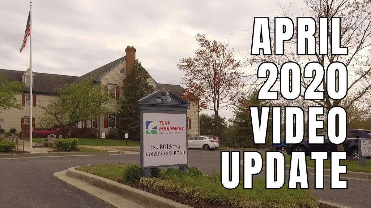 The April Video Update is here! youtu.be/aVXsSHpsSyo #StayHealthy #TogetherwithTurf