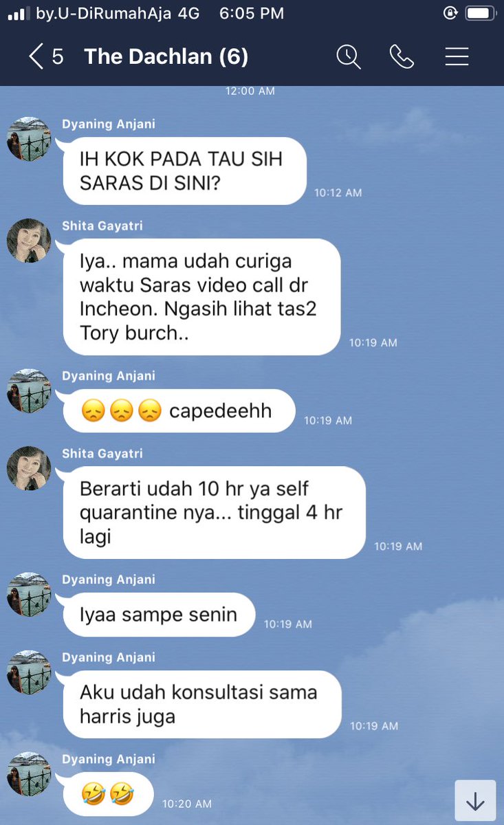 selama ini gue sama kakak gue bikin plan dan ngomong “si mama papa gak tau hihihi ”