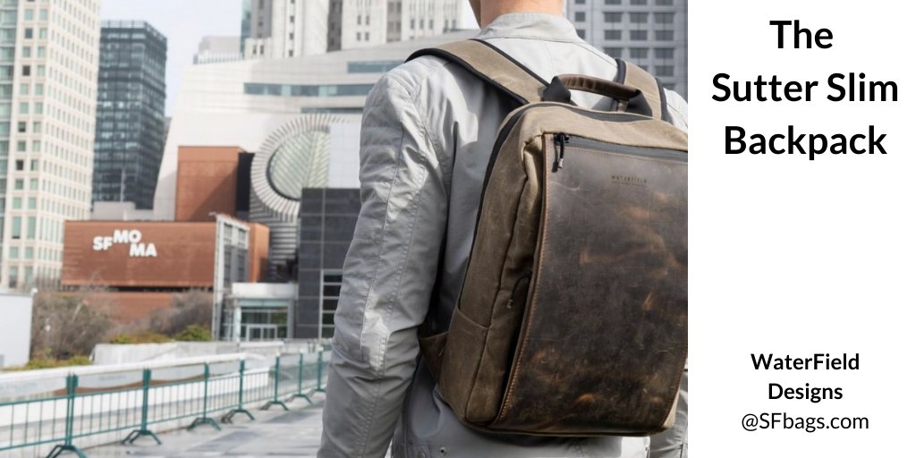 sutter slim backpack