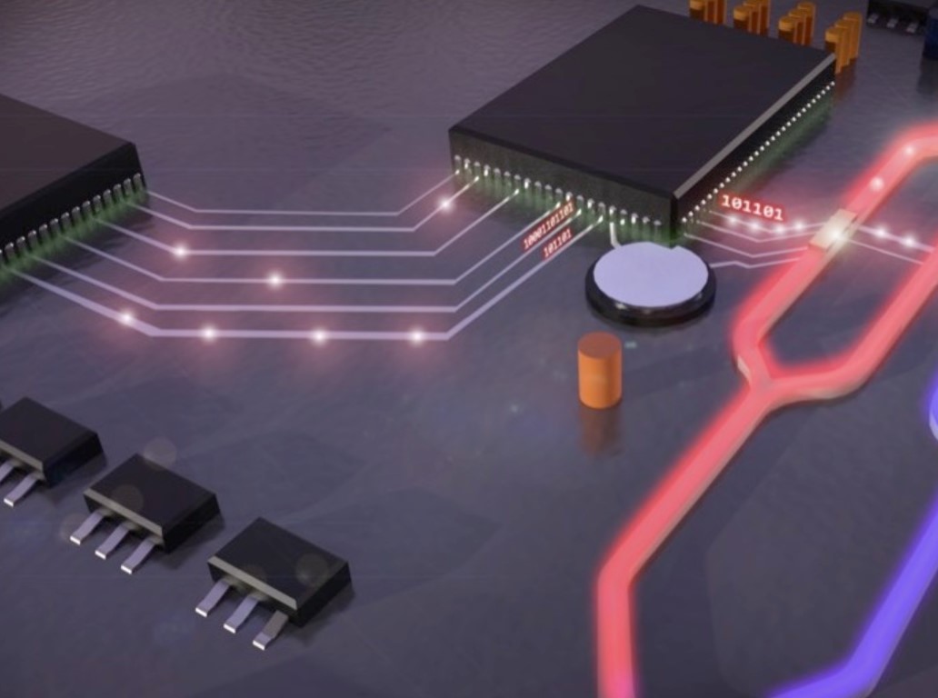 OpticaWorldwide's tweet photo. #ResearchAnnouncement -- Researchers from @GWtweets have developed the first silicon-based electro-optical modulator that is smaller and more efficient than state-of-the-art technologies. Posted in #OSA_Optica #EnabledbyOptics @OSAPublishing - https://t.co/OiXYLubfby https://t.co/KMnqKvtUGU