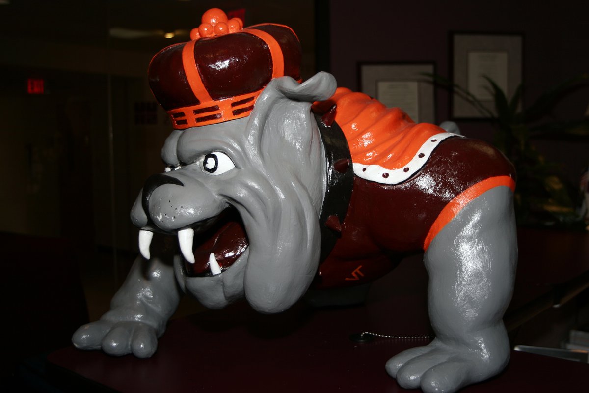 James Madison University (Harrisonburg, VA). This sculpture has actually made me tear up several times. It sits on a display case in one of the back rooms.