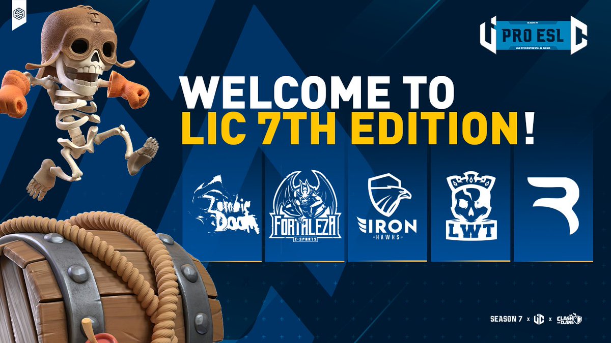 Today is the last day to register your clan! 🤩 Are you ready? 🤔 Which will be the other 5 clans participating in the PRO ESL modality? 🥳🎉