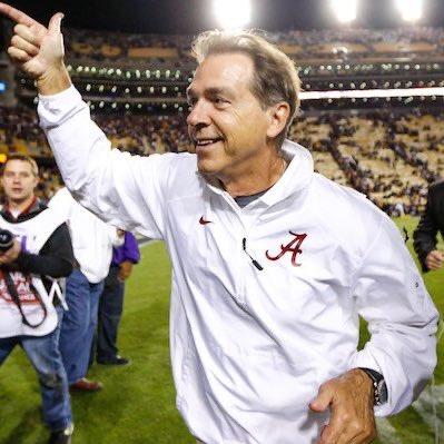 Nick Saban as different colored sunsets a thread: