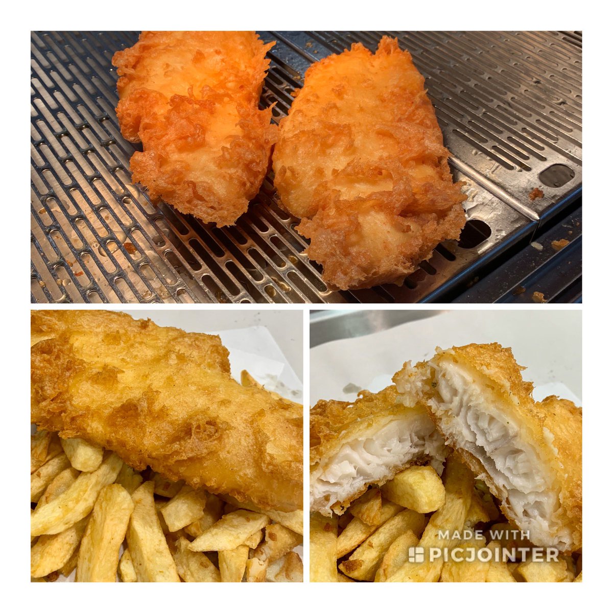 BYRNESCHIPPY's tweet photo. All our fish in ONLY cooked to order #Fresh #Battered #Cod #Byrnes #StuartRoad #Muirhead ππ https://t.co/m3XsND8Cec
