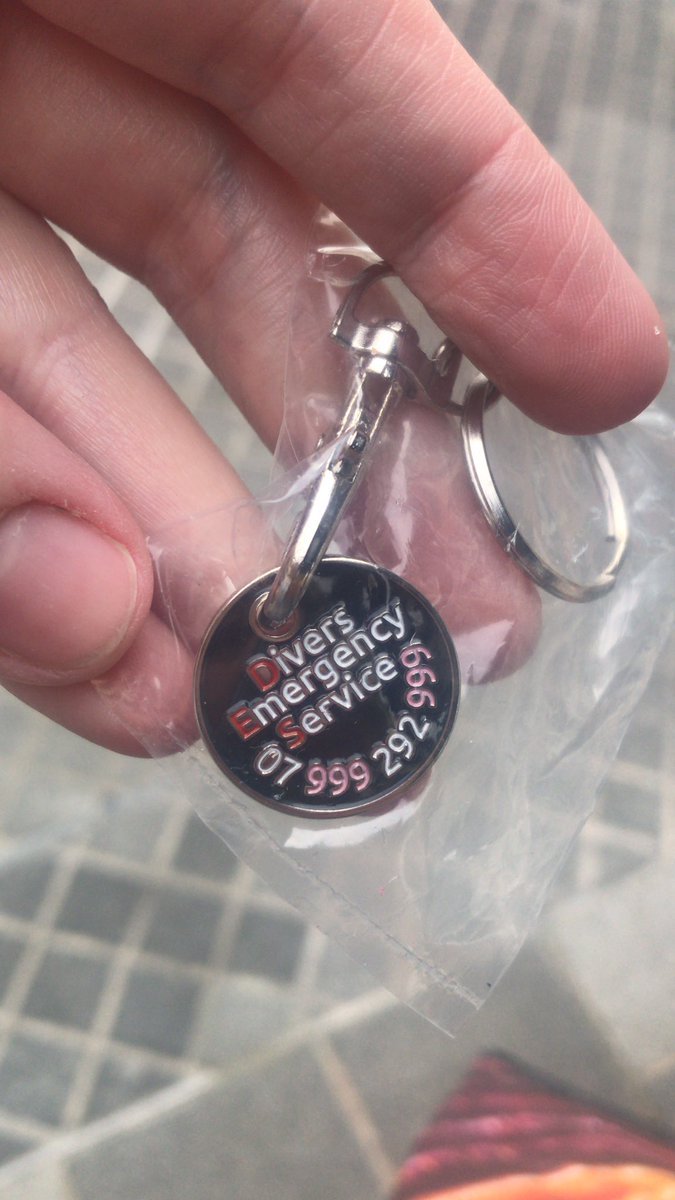 tonismiles1987's tweet image. When you are scrambling for a pound for the shopping trolley and you find this little beauty in your bag @DiversEmergency