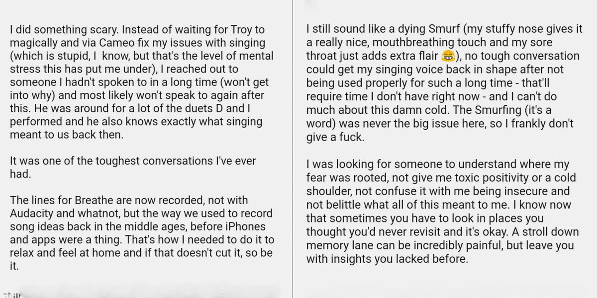 KelliehWildcat's tweet photo. Not that it matters in the middle of a pandemic or at any point in time really, but I found a way to punch a demon, see ⬇️.
My apologies to @TroyBakerVA and may my Ghost Boy forgive me for not performing at my best.
#Replayers #fixityourself #demonpunching #singlikeasmurf https://t.co/juG8aU0xmC