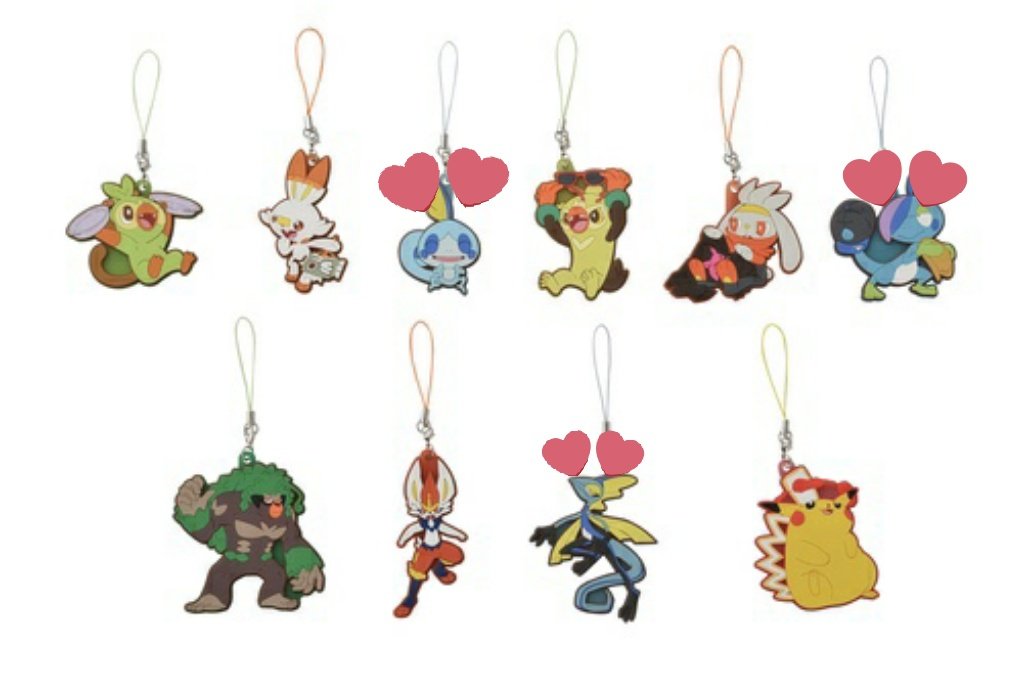 ゆい ポケモン ポケセン ガラル旅 Pokemon Galartabi 交換 ラバーストラップ ぷちマスコット 譲 サルノリ 進化系 サルノリ5バチンキー6ゴリランダー6 ヒバニー進化系 ヒバニー2ラビフット2エースバーン3 ピカチュウ4 求 メッソン進化系 メッソン