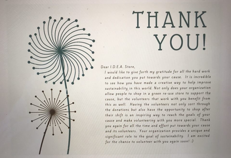 Spreading positivity by creating Thank You E-Cards for our service partners.

E-Cards Books to Prisoners is by Norma Grabauskaite and I.D.E.A. Store is by Tanveer Kattaura. 💛🌺