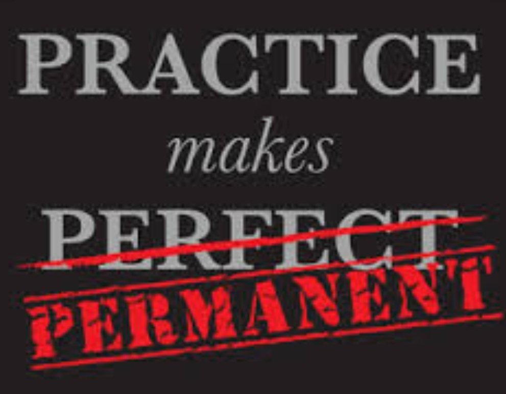 tglover187's tweet photo. "Leadership Moment"
PRACTICE is repeating a behavior over & over again to improve one's proficiency. But if you PRACTICE the wrong behaviors consistently; they'll become permanent!
#PracticeToImprove
#PerfectYourCraft
#NERules https://t.co/ejBsqulKih