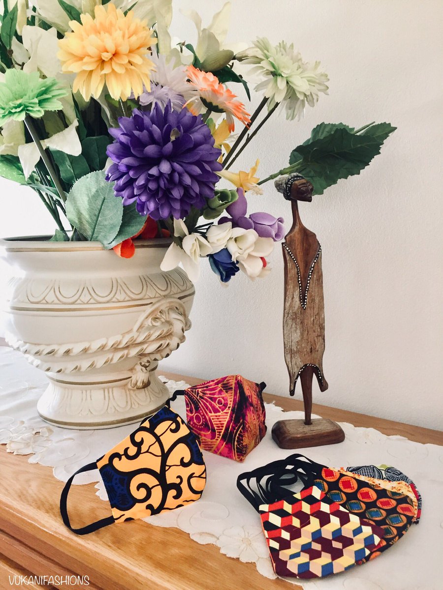 VukaniFashions's tweet photo. But when on the run for essentials, contact us for these gorgeous face masks 🎭 at a reasonable price. 

Comfortable and easy to breathe in. Good quality. And reusable. 👌🏾

DM for further information. 

#KeaDrive 
#Covid19inSA 
#StayAtHome
#LockdownSA 
#VukaniFashions https://t.co/LWJHdLVBLw