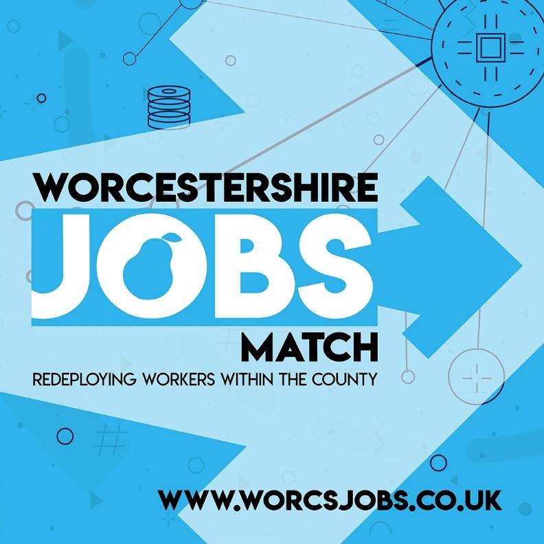 worcscc's tweet photo. The #WorcsJobsMatch service is launching in #Worcestershire to help businesses affected by the #coronavirus. If you’ve had to make redundancies join this new service to help match staff with companies experiencing increased demand. Get involved - https://t.co/cuMlYxlzTr https://t.co/ErqCETUZmI