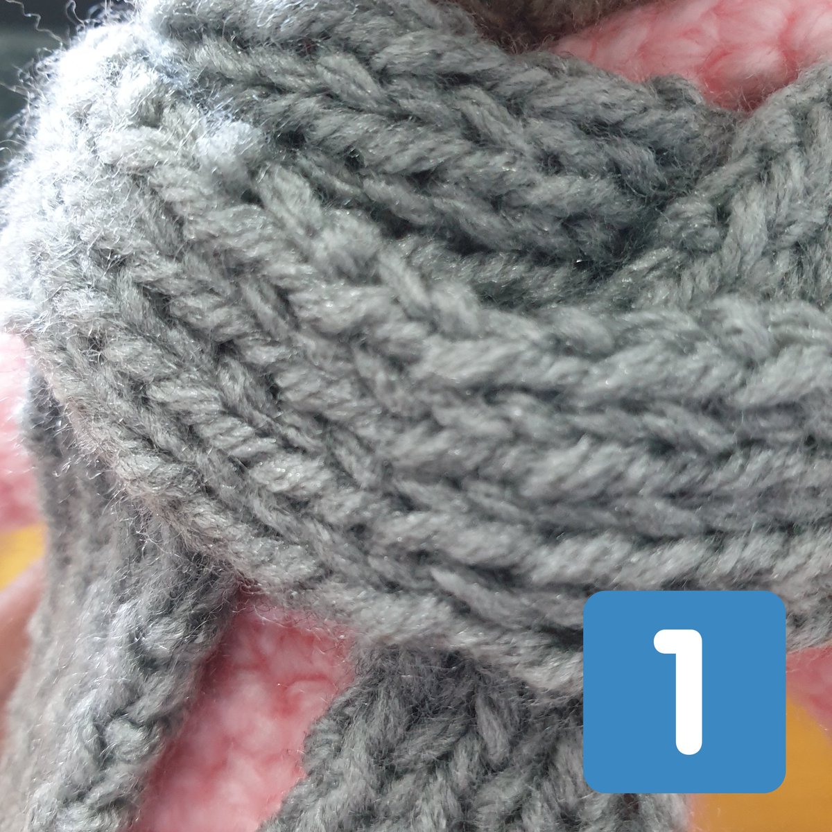 The scarf is done. Which style do you like best?  #amigurumi  #knitting  #crochet