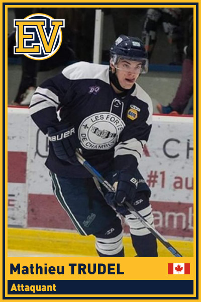 IL ARRIVE : <a href="/MathieuTrudel27/">Mathieu Trudel</a> , attaquant de 21ans en provenance des <a href="/fortschambly/">Les Forts de Chambly</a> sera un JETS cette saison ! Bienvenue Mathieu !!! Retrouvez son ITW ici : majeur.evh91.fr/arrivee-de-mat… Go EV Go !!! 💙💛