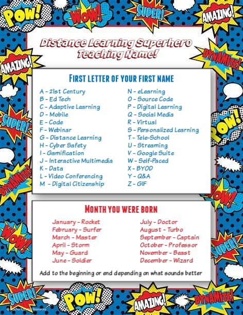 Julia S Steaming Up Jamboards Just To Make You Smile What S Your Superhero Teaching Name Mine Is Interactive Multimedia Storm Which Is Perfect Because That S Just What I Do How Does