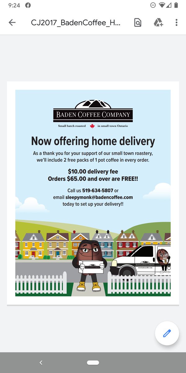 BadenCoffee's tweet photo. Give us a call. https://t.co/O2kOB00LlS