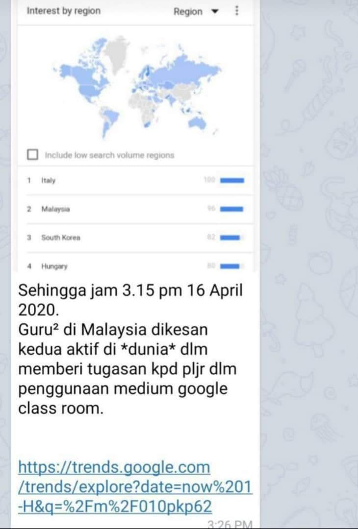 akhifairuz_'s tweet image. Tahniah guru Malaysia!

Nombor 2 dari 200 lebih negara tu.
