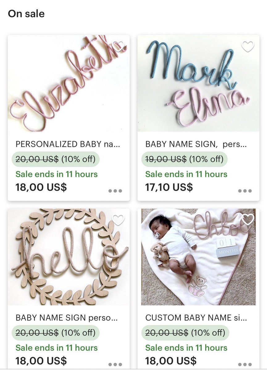 cottontalestoys's tweet image. etsy.me/33BH4fP 
shop my sale!!! #nameannouncement #babynamesign #nursery