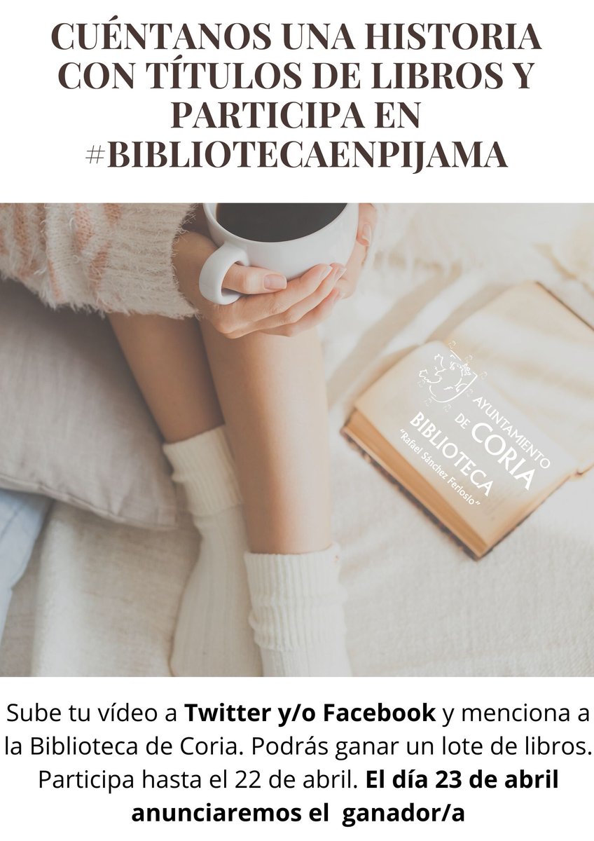 Bibliotecacoria's tweet photo. Y para animar a la gente... https://t.co/POwv5IpZrD