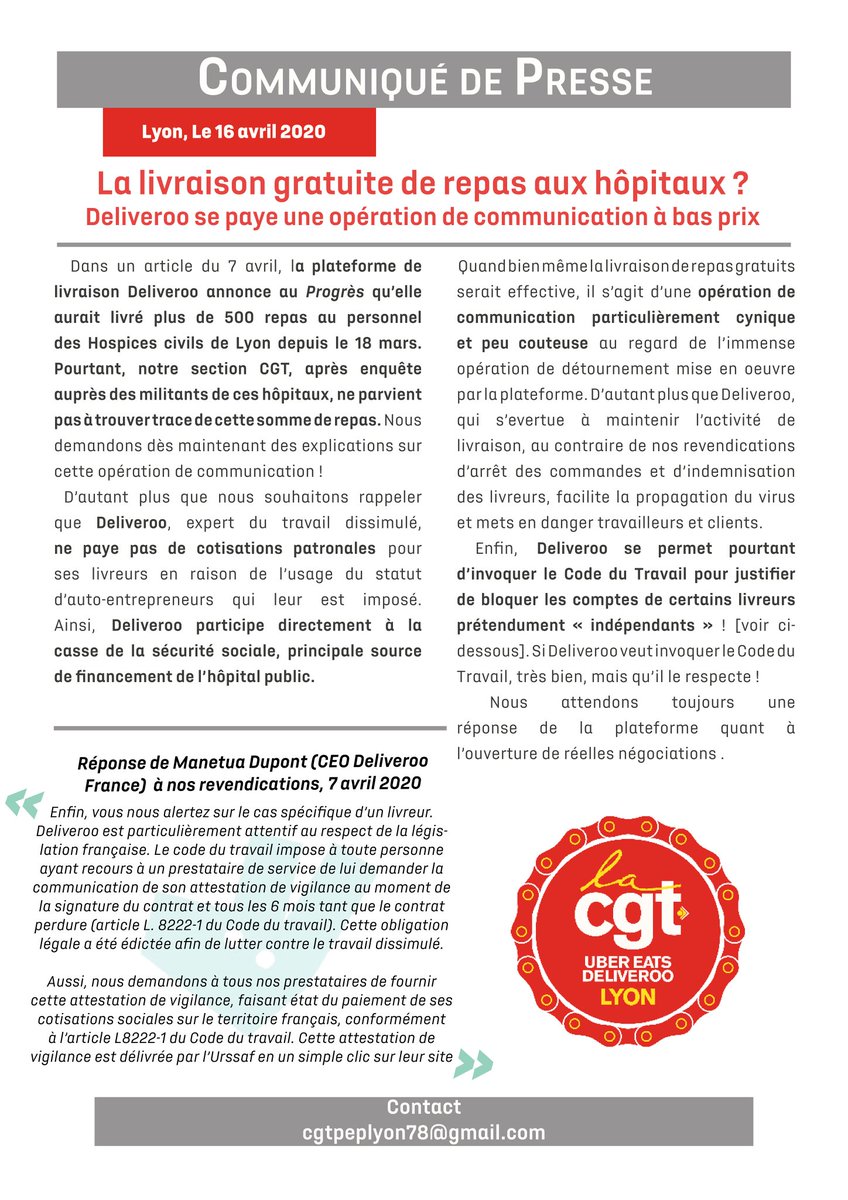CGTLivreurs69's tweet photo. https://t.co/GZ6KUxifbt