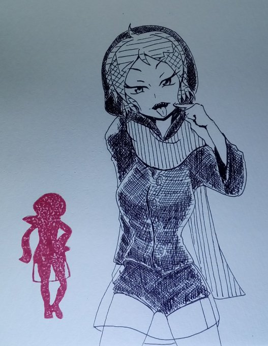 ちょっと全力で描いたりく姉と、いつものりく姉。
#ケムリクサ 