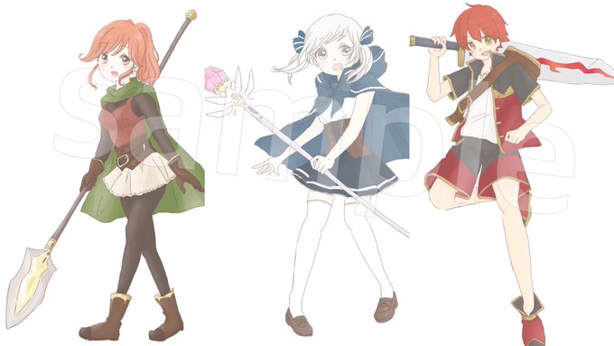 キャラクターデザイン承りますのtwitterイラスト検索結果