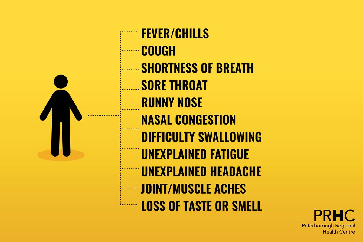 PRHC1's tweet photo. Aligned with provincial direction to expand testing for #COVID19 across Ontario, #PRHC is asking community members to contact the #COVID19 Assessment Centre at 705-876-5086 if they are experiencing any of the following symptoms, even if mild. Learn more: https://t.co/NZaOfD2W0G https://t.co/QgvwQewmfq