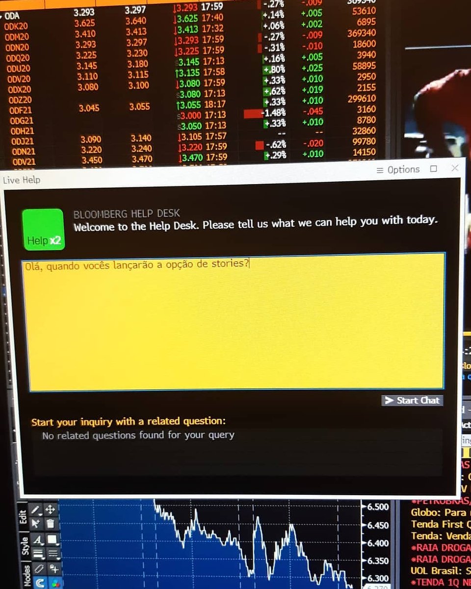 Estagiário já está querendo saber quando a nova funcionalidade vai estar disponível..
