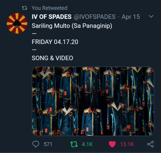 sedjoydabasol's tweet photo. AAAAAAAAA CAN'T WAIT THIS MIDNIGHTT
#SarilingMulto
#IVOFSPADES https://t.co/Xw4NIGTVR1