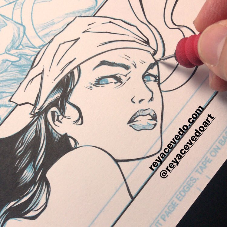 ReyAcevedoArt's tweet photo. W.I.P. My inks over very talented Ace Continuado. #elektra #defenders #ironfist #marvelcomics #marveluniverse #sequentialpage #sequentialart #acecontinuado #traditionalinking #comicbookart #comicbookinker #crowquill #pentelpocketbrushpen #copicmultiliners #reyacevedoart https://t.co/D7rVijf3hV