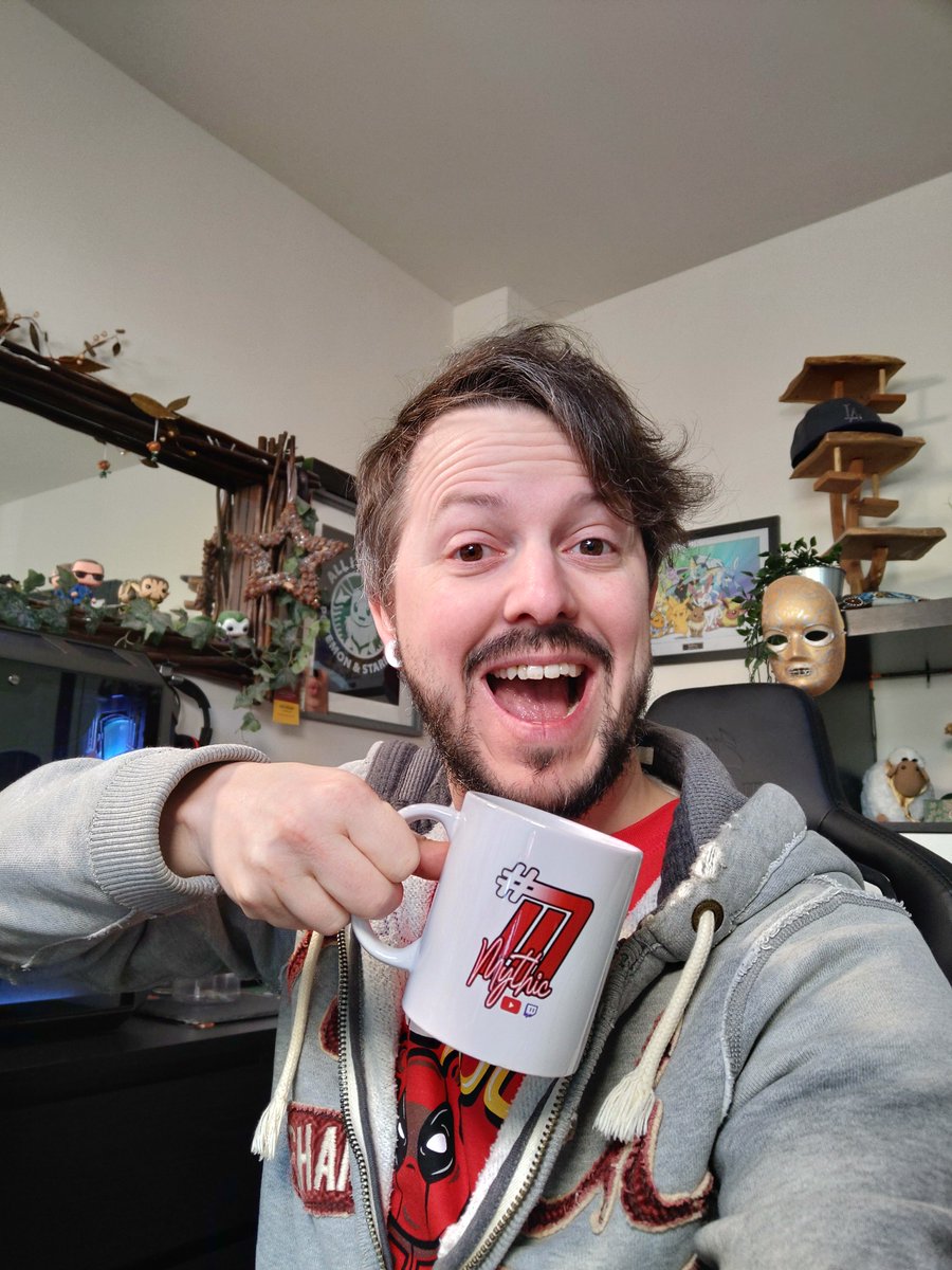 MythicChannel's tweet photo. My mug & my mug. First piece of #MythicMerch has arrived. Shoutout to @teespring super fast printing & dispatch in difficult times. Can't wait to see the rest when it arrives.
Check out https://t.co/tLglgXwZq3
Go have a look & let me know what you think in the comments. https://t.co/b3fFaZNdrz
