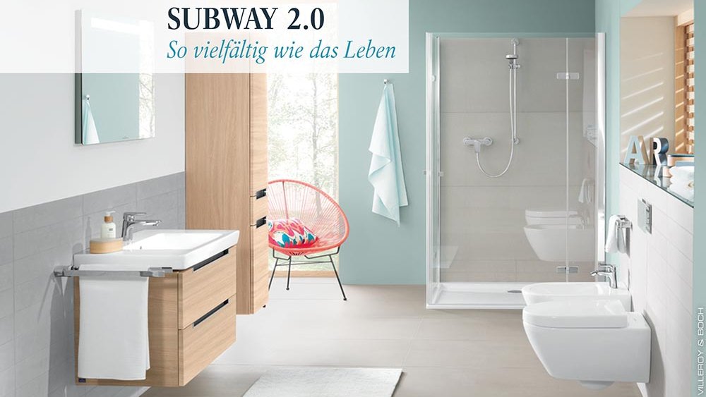 Mit Subway 2.0 präsentiert <a href="/VilleroyandBoch/">Villeroy & Boch</a> eine vielfältige Kollektion, deren umfangreiches Produktsortiment zahlreiche Möglichkeiten der individuellen Badgestaltung eröffnet 👉 bit.ly/2XDLYJW 

#interior #bathroomdecor