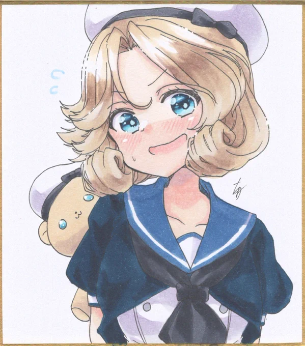 『え…話し声がきこえた…?き、気のせいじゃない?ここにはジャーヴィスなんていないわ?』

お気に入りのぬいぐるみにジャーヴィスと名付けてこっそりお話してそうって妄想…

#艦これ版真剣お絵描き60分一本勝負_20200416
#艦これ版深夜の真剣お絵描き60分一本勝負 
#ジェーナス 