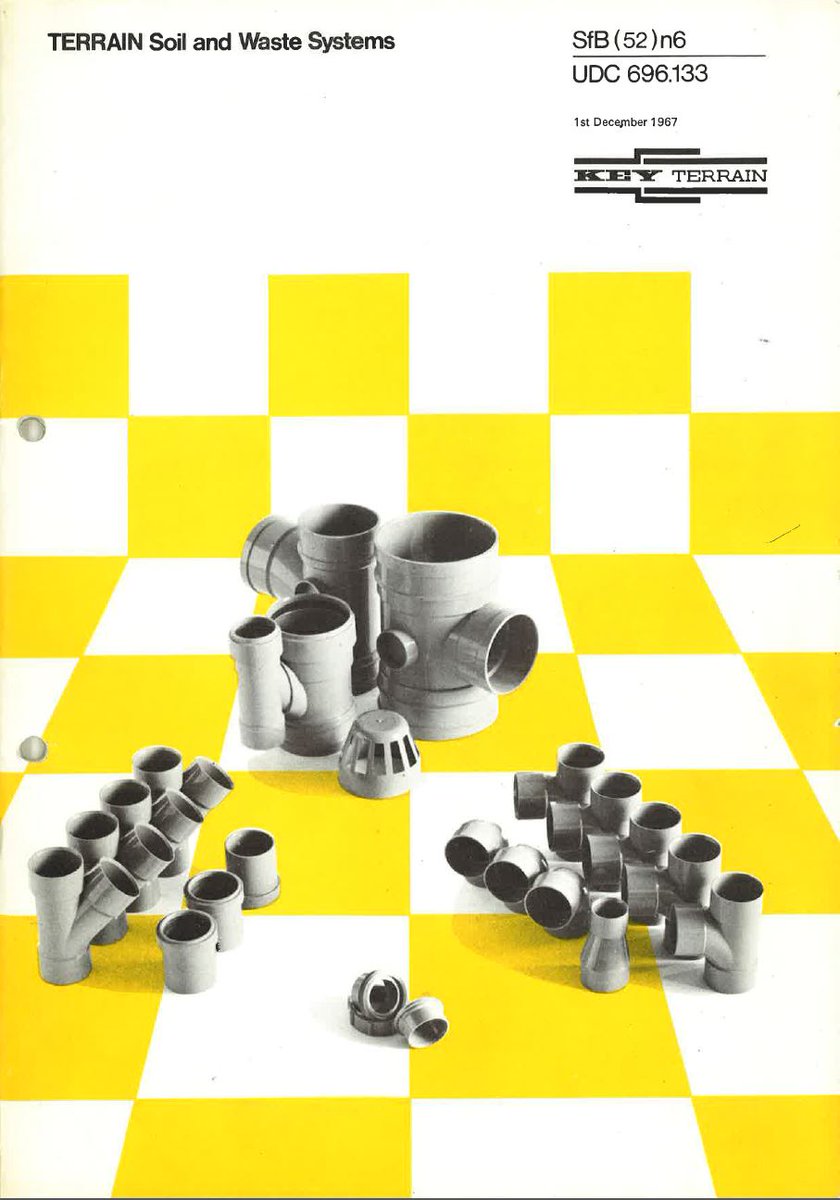 PolypipeBS's tweet photo. Throwback to our Terrain Soil and Waste System brochure from 1967.
What front cover do you prefer?
#ThrowbackThursday #Terrain #PolypipeBuildingServices https://t.co/Yb27HWunZc