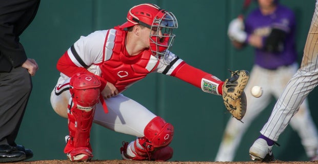 NcBbNetwork's tweet photo. Patrick Bailey from @wesleyantrojans  is the highest-ranked player in the entire ACC. Patrick should be the 1st catcher to be taken in this years draft as it's clear he's the top college catching prospect in the class. https://t.co/tR9ztiCA2E