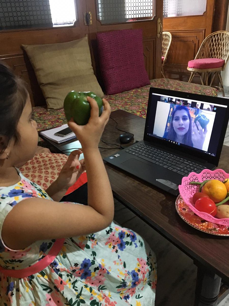 RyanIntlGrp's tweet photo. Despite the distance, through #RyanElearning #RyanTeachers of Montessori ensure to make their classes interactive for our tiny tots. Here are some fun glimpses of our #Ryanites enjoying their online classes.

#RyanInternationalSchool #Elearning https://t.co/IQ639IxBMZ